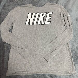 Gray Nike Long Sleeve